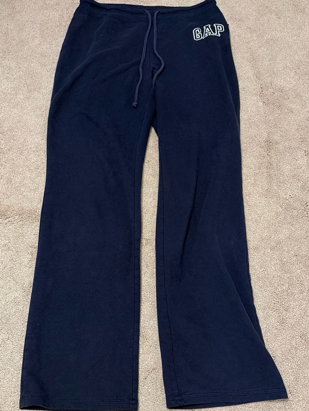 GAP Navy Pull-On Fleece Joggers with Drawstring